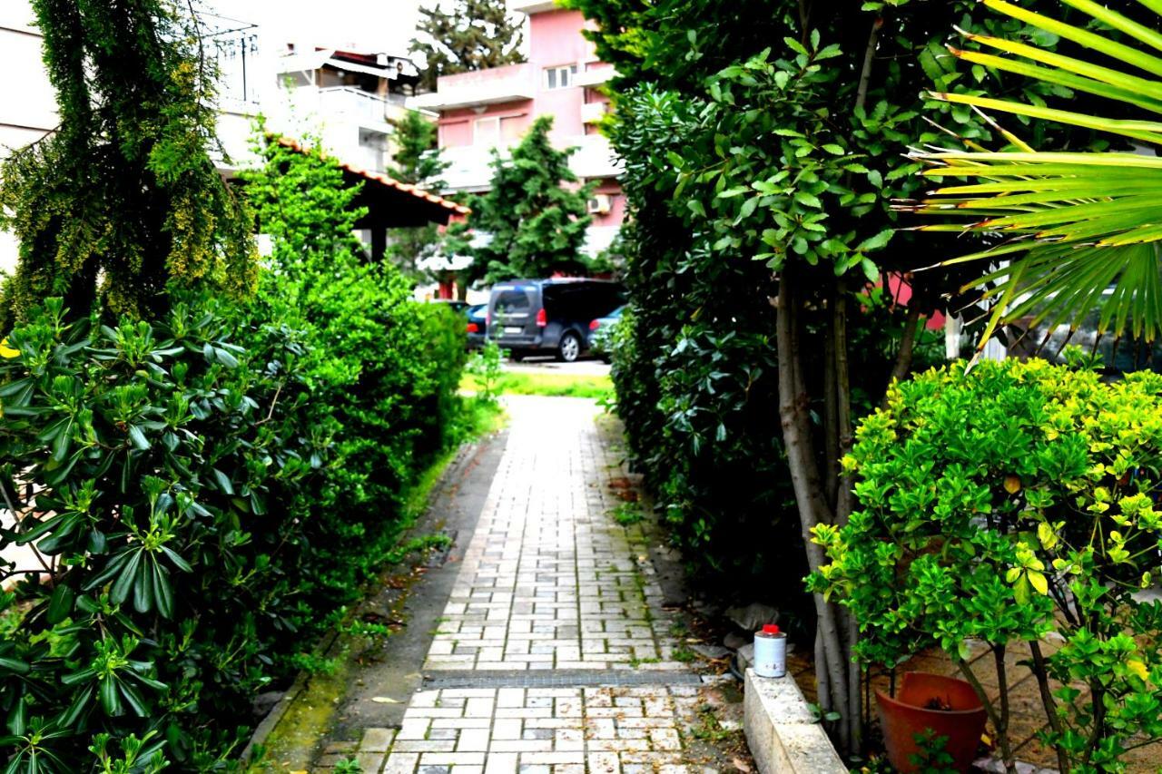 Studio On The Beach With Private Garden Agia Triada  Exterior foto