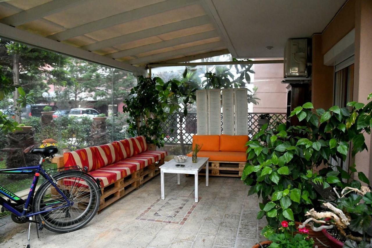 Studio On The Beach With Private Garden Agia Triada  Exterior foto
